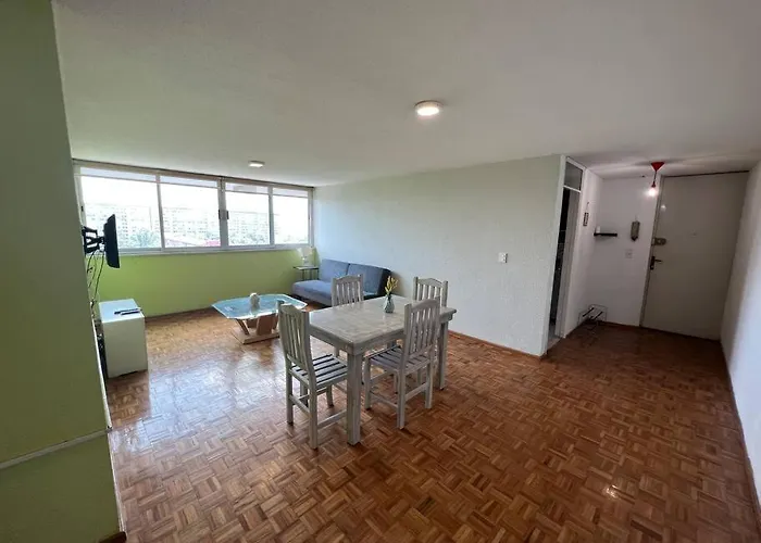 Depto Espacioso Con Hermosa Vista A Min Del Centro Historico De La Cdmx Apartamento *